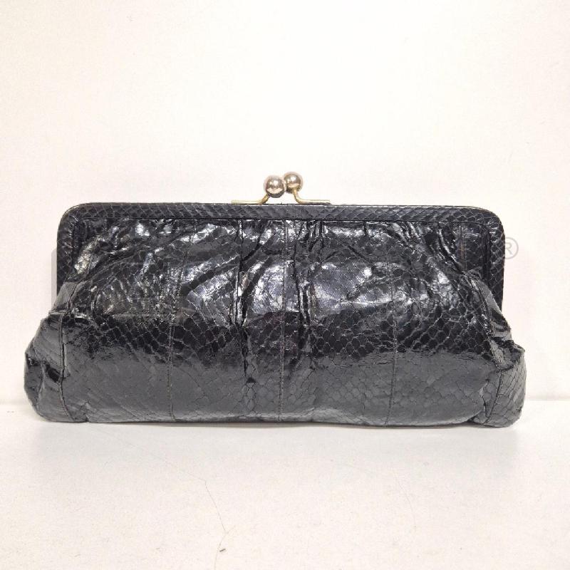 POCHETTE STAMPA \RETTILE NERA  | Mercatino dell'Usato Cervia 2